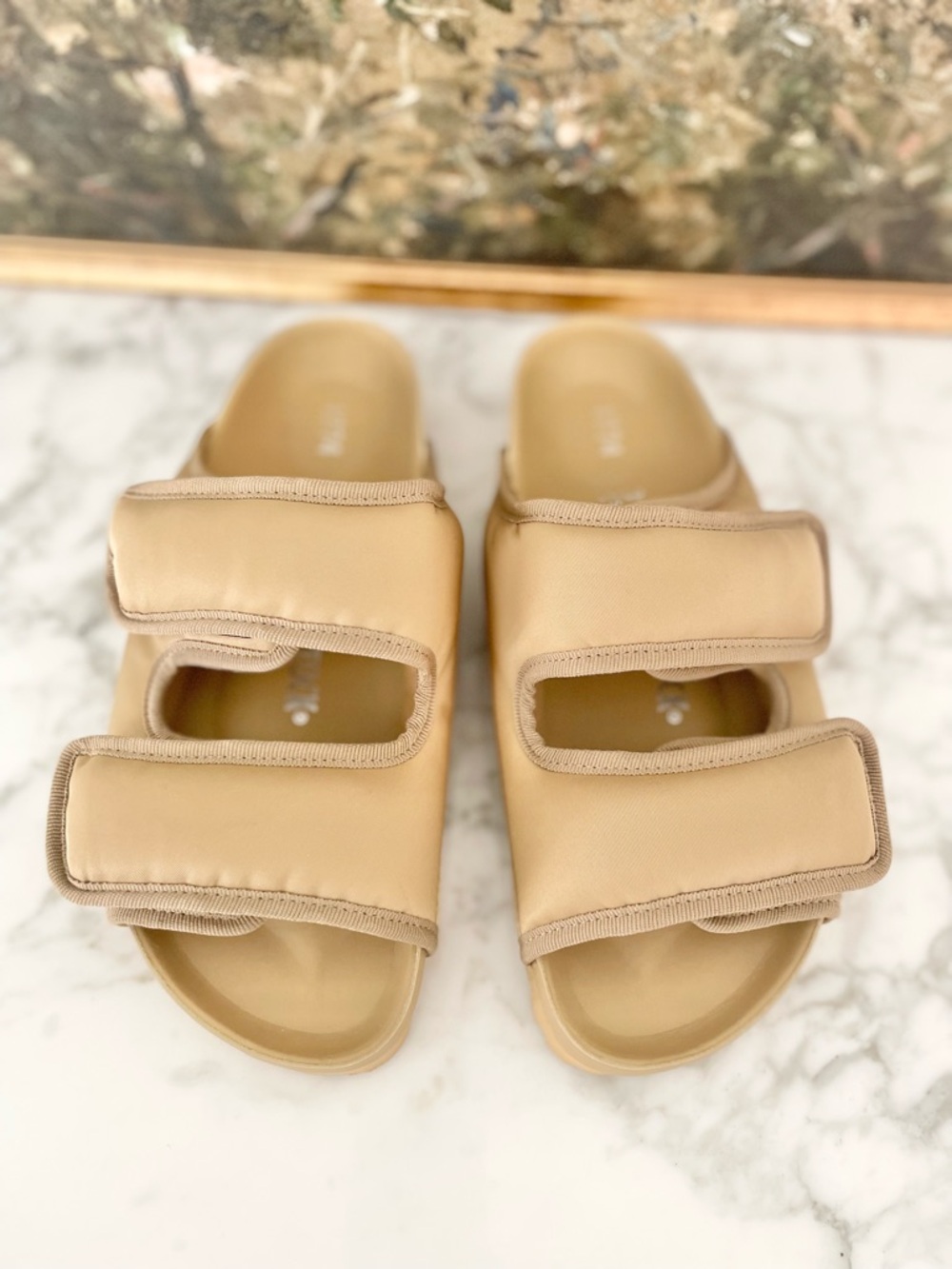 Birkenstock 1774 Cosny‎ Sandals 39 Taffy Beige Arizona NEW - Picture 6 of 13